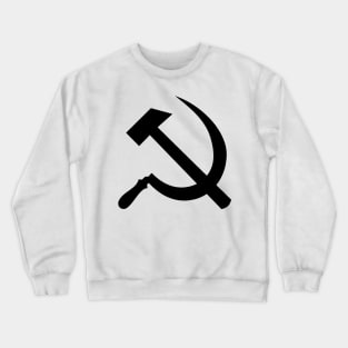 Hammer and Sickle Black Crewneck Sweatshirt